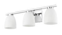 Three Light Vanity by Z-Lite - Naya Collection, Chrome Finish - 7518-3V-CH