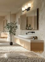 Three Light Vanity by Z-Lite - Naya Collection, Matte Black Finish - 7518-3V-MB