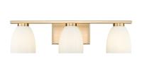 Three Light Vanity by Z-Lite - Naya Collection, Modern Gold Finish - 7518-3V-MGLD