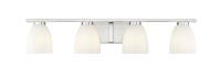 Four Light Vanity by Z-Lite - Naya Collection, Brushed Nickel Finish - 7518-4V-BN