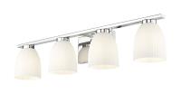 Four Light Vanity by Z-Lite - Naya Collection, Chrome Finish - 7518-4V-CH