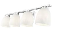 Four Light Vanity by Z-Lite - Naya Collection, Chrome Finish - 7518-4V-CH