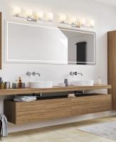 Four Light Vanity by Z-Lite - Naya Collection, Chrome Finish - 7518-4V-CH