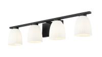 Four Light Vanity by Z-Lite - Naya Collection, Matte Black Finish - 7518-4V-MB
