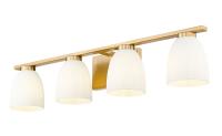 Four Light Vanity by Z-Lite - Naya Collection, Modern Gold Finish - 7518-4V-MGLD