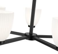 Five Light Chandelier by Z-Lite - Naya Collection, Matte Black Finish - 7518-5MB