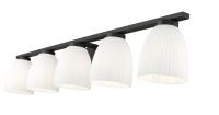 Five Light Vanity by Z-Lite - Naya Collection, Matte Black Finish - 7518-5V-MB