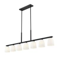 Seven Light Linear Chandelier by Z-Lite - Naya Collection, Matte Black Finish - 7518-7L-MB