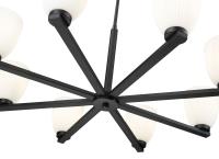 Eight Light Chandelier by Z-Lite - Naya Collection, Matte Black Finish - 7518-8MB