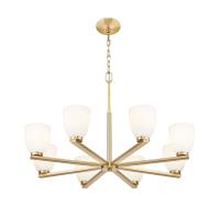 Eight Light Chandelier by Z-Lite - Naya Collection, Modern Gold Finish - 7518-8MGLD