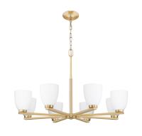 Eight Light Chandelier by Z-Lite - Naya Collection, Modern Gold Finish - 7518-8MGLD
