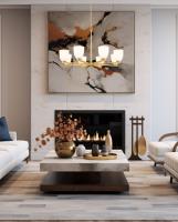 Eight Light Chandelier by Z-Lite - Naya Collection, Modern Gold Finish - 7518-8MGLD