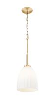 One Light Pendant by Z-Lite - Naya Collection, Modern Gold Finish - 7518P8-MGLD