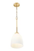 One Light Pendant by Z-Lite - Naya Collection, Modern Gold Finish - 7518P8-MGLD