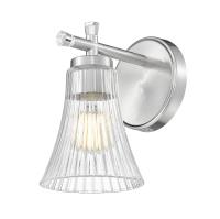 One Light Wall Sconce by Z-Lite - Belle Collection, Brushed Nickel Finish - 7519-1S-BN