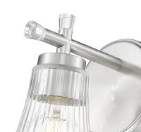 One Light Wall Sconce by Z-Lite - Belle Collection, Brushed Nickel Finish - 7519-1S-BN