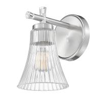 One Light Wall Sconce by Z-Lite - Belle Collection, Brushed Nickel Finish - 7519-1S-BN