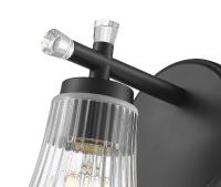 One Light Wall Sconce by Z-Lite - Belle Collection, Matte Black Finish - 7519-1S-MB