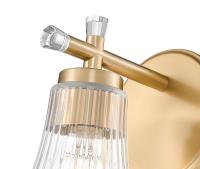 One Light Wall Sconce by Z-Lite - Belle Collection, Modern Gold Finish - 7519-1S-MGLD