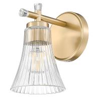 One Light Wall Sconce by Z-Lite - Belle Collection, Modern Gold Finish - 7519-1S-MGLD