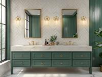 One Light Wall Sconce by Z-Lite - Belle Collection, Modern Gold Finish - 7519-1S-MGLD