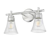 Two Light Vanity by Z-Lite - Belle Collection, Brushed Nickel Finish - 7519-2V-BN