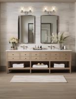 Two Light Vanity by Z-Lite - Belle Collection, Brushed Nickel Finish - 7519-2V-BN
