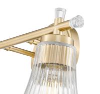 Two Light Vanity by Z-Lite - Belle Collection, Modern Gold Finish - 7519-2V-MGLD