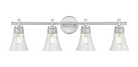 Four Light Vanity by Z-Lite - Belle Collection, Brushed Nickel Finish - 7519-4V-BN