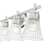 Four Light Vanity by Z-Lite - Belle Collection, Brushed Nickel Finish - 7519-4V-BN