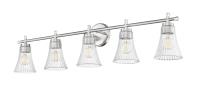 Five Light Vanity by Z-Lite - Belle Collection, Brushed Nickel Finish - 7519-5V-BN