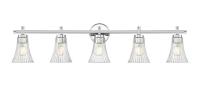 Five Light Vanity by Z-Lite - Belle Collection, Chrome Finish - 7519-5V-CH