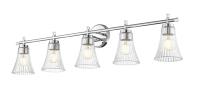 Five Light Vanity by Z-Lite - Belle Collection, Chrome Finish - 7519-5V-CH