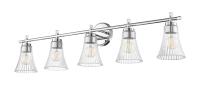 Five Light Vanity by Z-Lite - Belle Collection, Chrome Finish - 7519-5V-CH