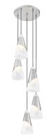 Five Light Chandelier by Z-Lite - Aimie Collection, Brushed Nickel Finish - 828P6-5R-BN