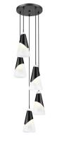 Five Light Chandelier by Z-Lite - Aimie Collection, Matte Black Finish - 828P6-5R-MB