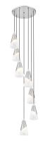 Seven Light Chandelier by Z-Lite - Aimie Collection, Brushed Nickel Finish - 828P6-7R-BN