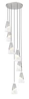 Seven Light Chandelier by Z-Lite - Aimie Collection, Brushed Nickel Finish - 828P6-7R-BN