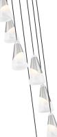 Seven Light Chandelier by Z-Lite - Aimie Collection, Brushed Nickel Finish - 828P6-7R-BN