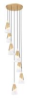 Seven Light Chandelier by Z-Lite - Aimie Collection, Modern Gold Finish - 828P6-7R-MGLD