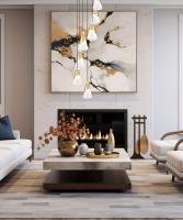 Seven Light Chandelier by Z-Lite - Aimie Collection, Modern Gold Finish - 828P6-7R-MGLD