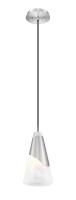 One Light Pendant by Z-Lite - Aimie Collection, Brushed Nickel Finish - 828P6-BN