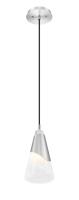 One Light Pendant by Z-Lite - Aimie Collection, Brushed Nickel Finish - 828P6-BN