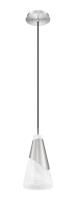 One Light Pendant by Z-Lite - Aimie Collection, Brushed Nickel Finish - 828P6-BN