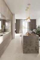 One Light Pendant by Z-Lite - Aimie Collection, Modern Gold Finish - 828P6-ROD-MGLD