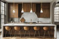 One Light Pendant by Z-Lite - Aimie Collection, Modern Gold Finish - 828P6-ROD-MGLD