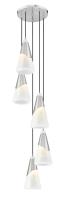 Five Light Chandelier by Z-Lite - Aimie Collection, Brushed Nickel Finish - 828P7-5R-BN