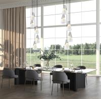 Five Light Chandelier by Z-Lite - Aimie Collection, Brushed Nickel Finish - 828P7-5R-BN