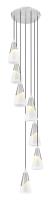 Seven Light Chandelier by Z-Lite - Aimie Collection, Brushed Nickel Finish - 828P7-7R-BN