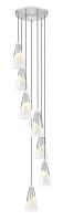 Seven Light Chandelier by Z-Lite - Aimie Collection, Brushed Nickel Finish - 828P7-7R-BN